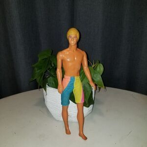 Vintage 1968 Ken doll, with vintage shorts